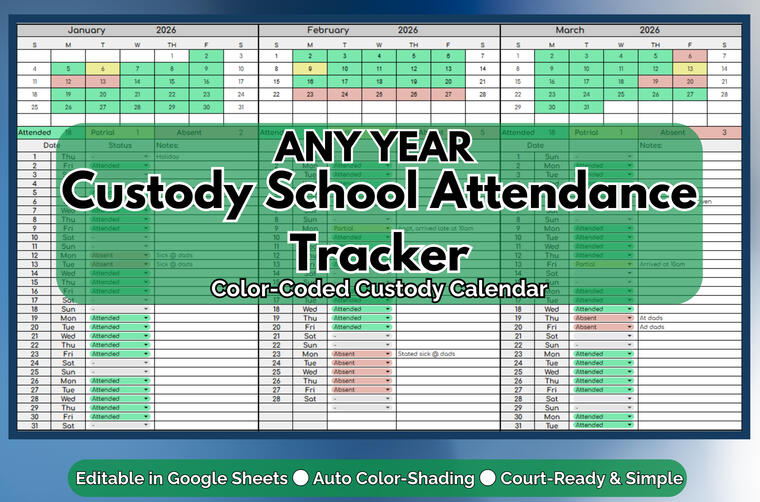 Unlimited School Attendance Tracker Unlimited School Attendance Tracker