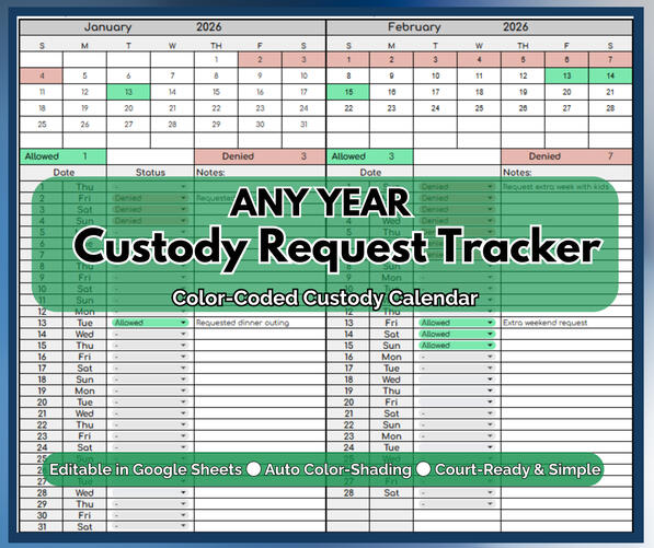 Unlimited Custody Request Unlimited Custody Request